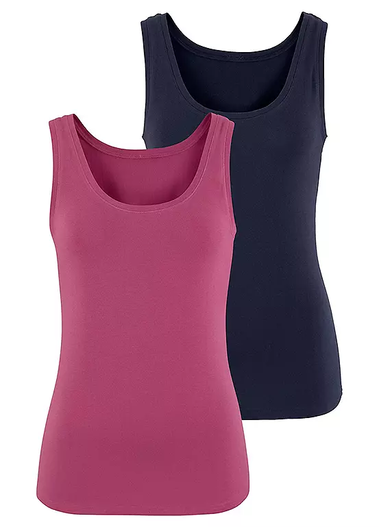 Vivance Pack Of 2 Vests