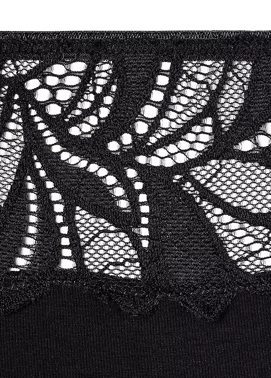 Vivance Pack Of 5 Floral Lace High-Waisted Briefs - Image 2