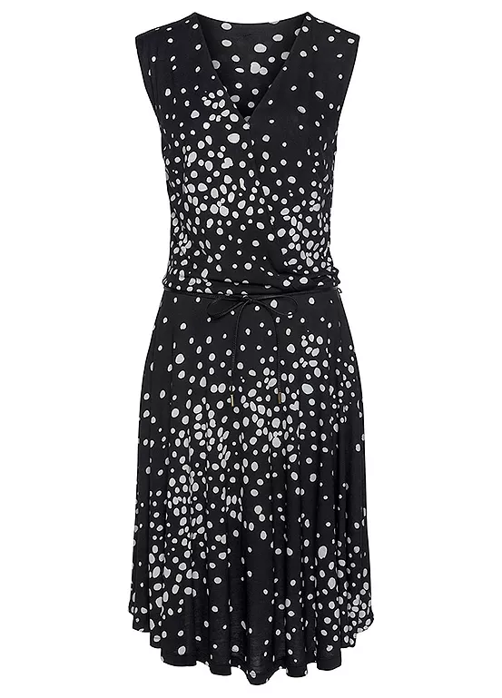 Vivance Spotted Jersey Dress - Image 2