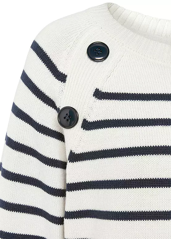 Vivance Stripe Long Sleeve Jumper - Image 5