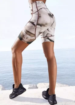 Active By LASCANA Abstract Print Cycling Shorts