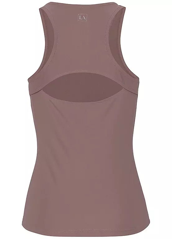 Active By LASCANA Cut-Out Sleeveless Vest Top - Image 4
