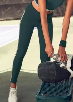 Active By LASCANA Side Stripe Tennis Leggings