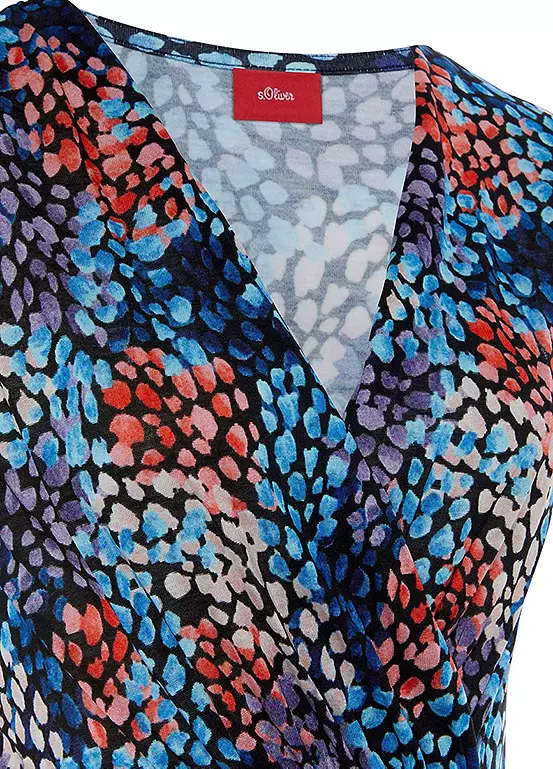 S.Oliver All-Over Printed Jersey Dress - Image 5