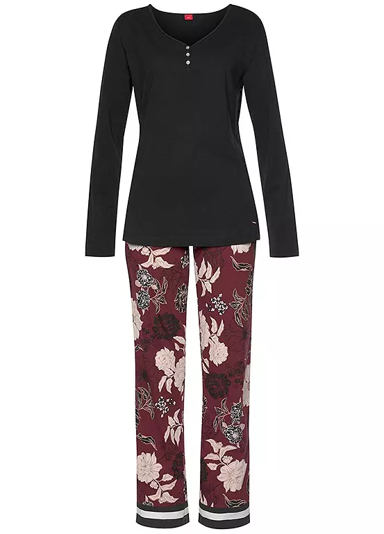 S.Oliver Bodywear Floral Print Pyjamas - Image 2