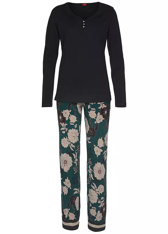 S.Oliver Floral Print Pyjamas - Image 3