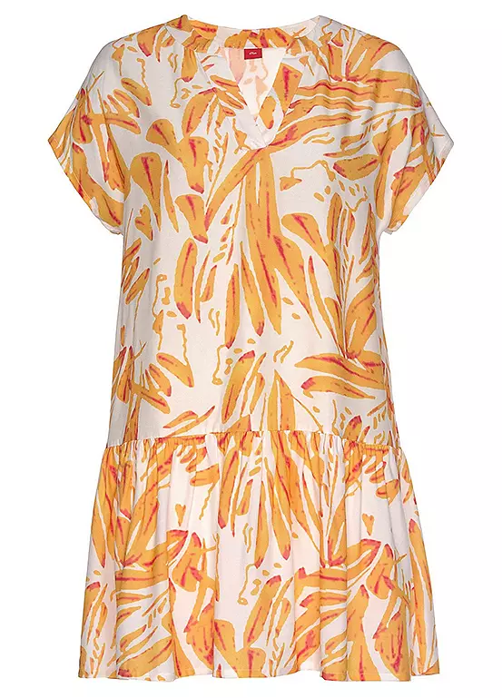 S.Oliver Flounced Beach Dress - Image 2