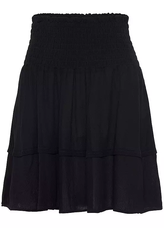 S.Oliver Flounced Crinkle Mini Skirt - Image 2
