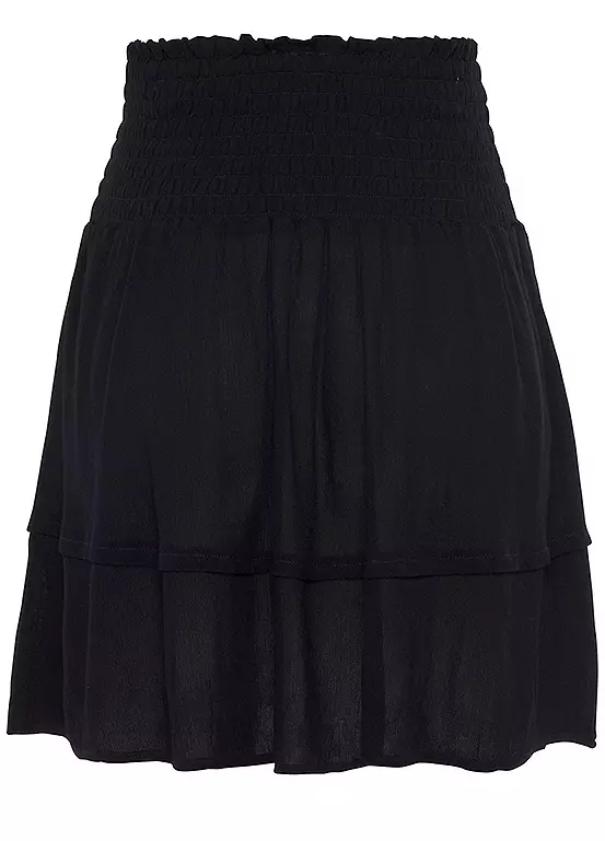 S.Oliver Flounced Crinkle Mini Skirt - Image 5